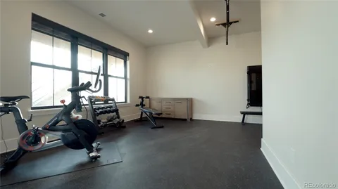 a bathroom with a vanity and a shower