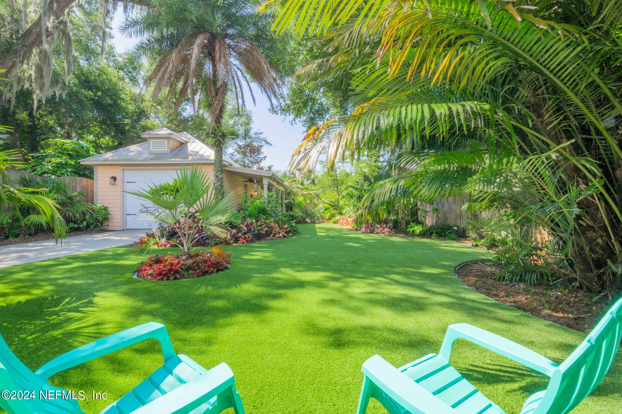 21 B Casanova Road St. Augustine, FL 32080 - Photo 41 of 57 Astroturf Backyard