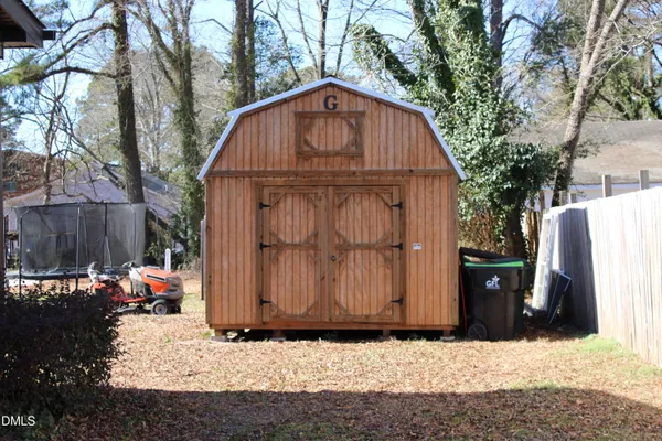 a view of a door of the house