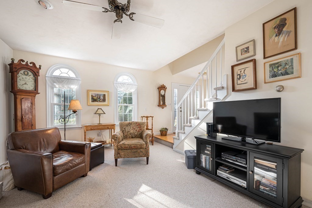 4 Camelot Circle Dudley, MA 01571 - Photo 9 of 42 a living room with furniture and a flat screen tv