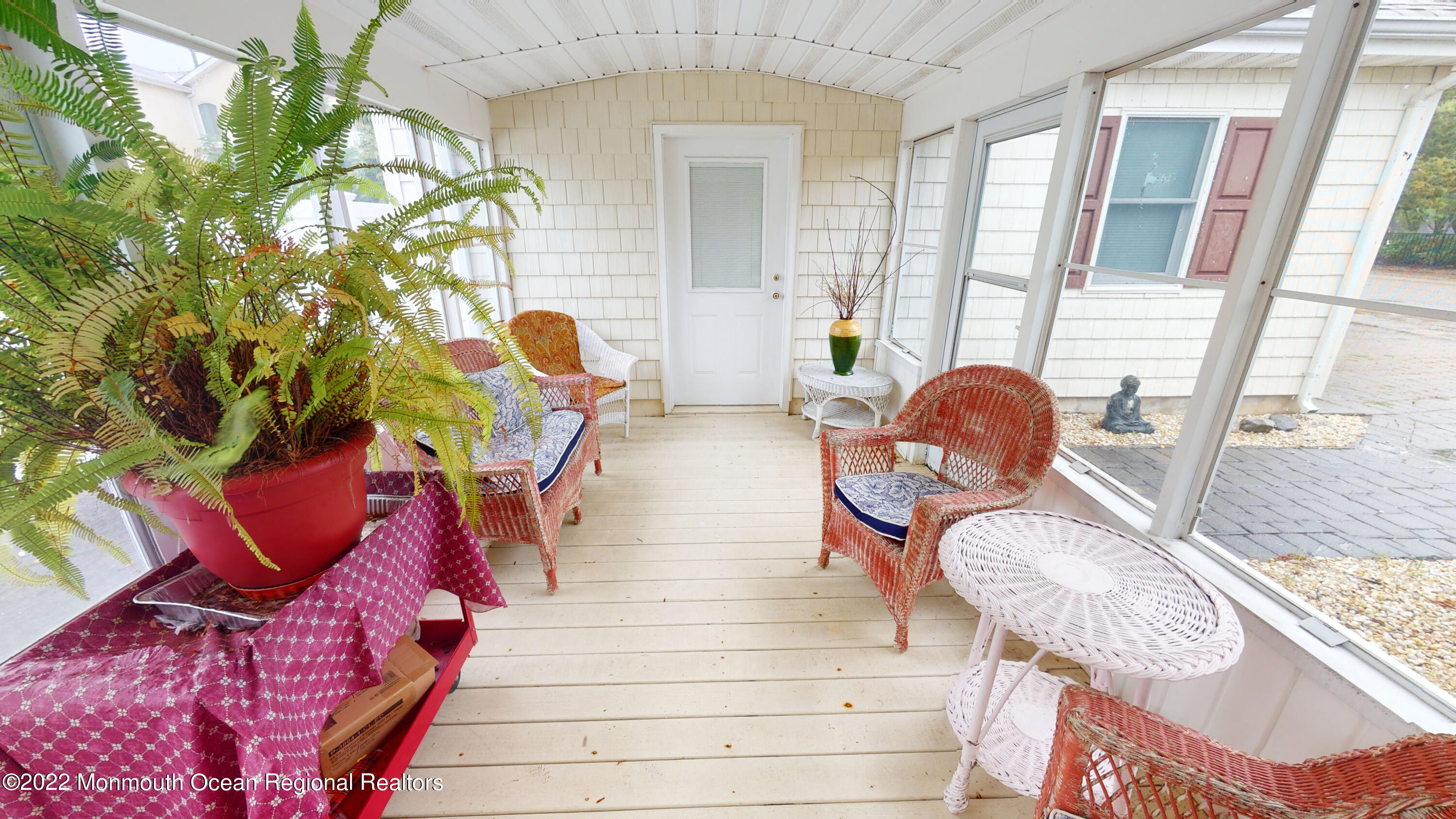 2 Funston Road Lavallette, NJ 08735 - Photo 18 of 24 a living room with furniture and a potted plant