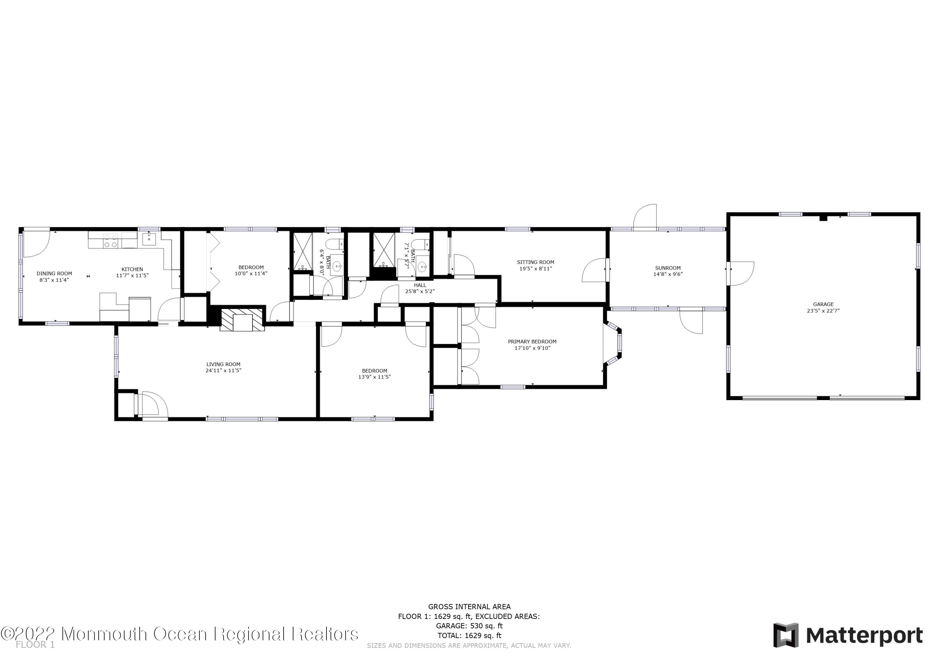 2 Funston Road Lavallette, NJ 08735 - Photo 20 of 24 a picture of floor plan