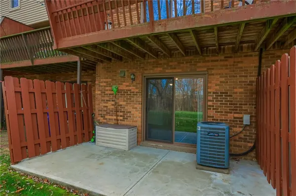 a view of outdoor space and deck kitchen