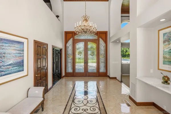 a view of an entryway