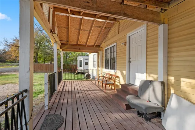 a outdoor space with furniture