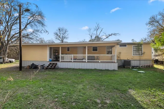 a balcony with wooden floor