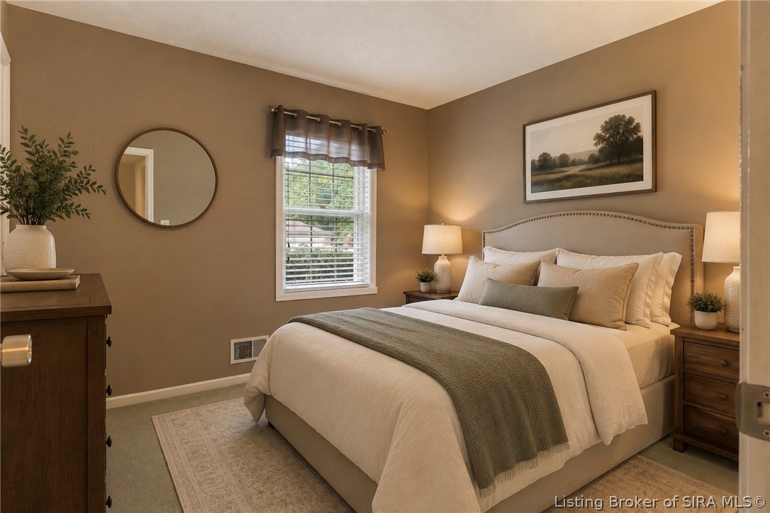 405 Hemlock Road Jeffersonville, IN 47130 - Photo 9 of 48 Bedroom 3 - Virtually Staged
