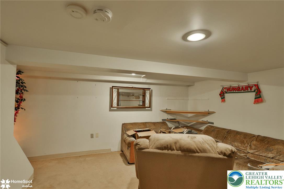 3069 Shakespeare Road Bethlehem, PA 18017 - Photo 33 of 50 A versatile living space, this basement room offers recessed lighting and plush carpeting, ready for your personal touch.