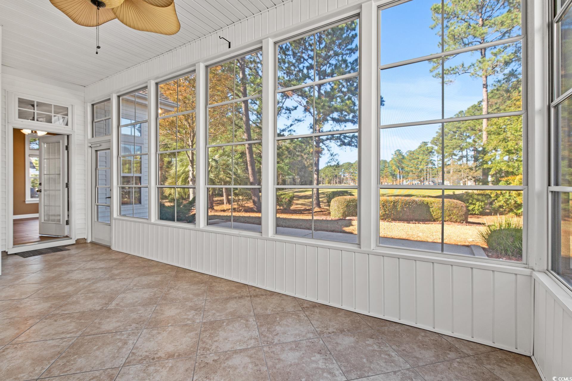 126 Pickering Drive Murrells Inlet, SC 29576 - Photo 35 of 40 Unfurnished sunroom featuring plenty of natural li