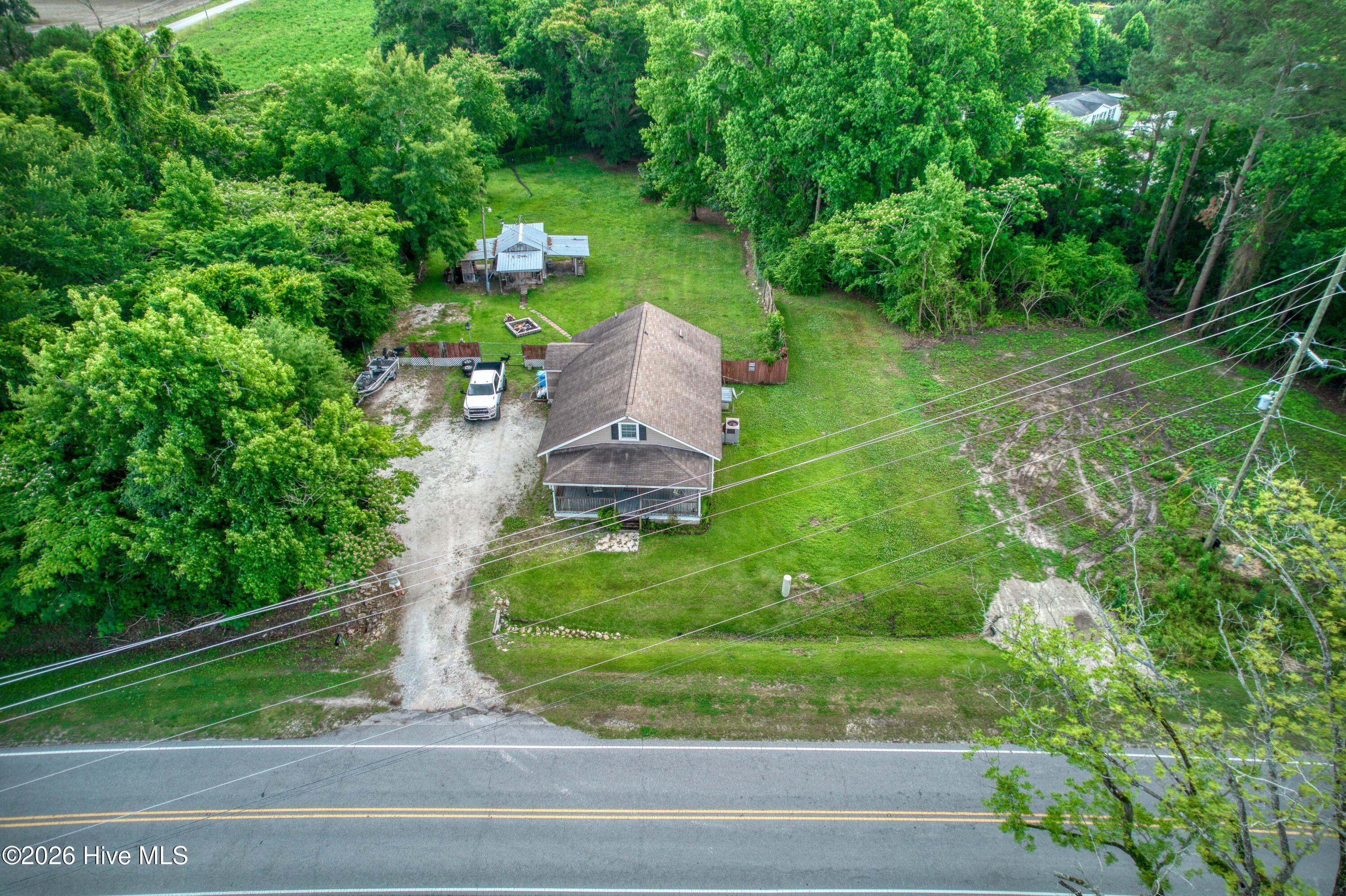 298 Comfort Road Richlands, NC 28574 - Photo 37 of 44 drone view 3
