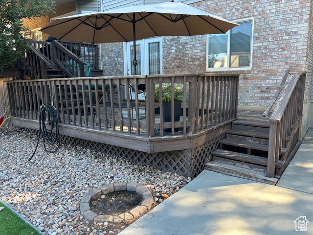 1874 South Main Street Orem, UT 84058 - Photo 12 of 15 Wooden terrace featuring stairs