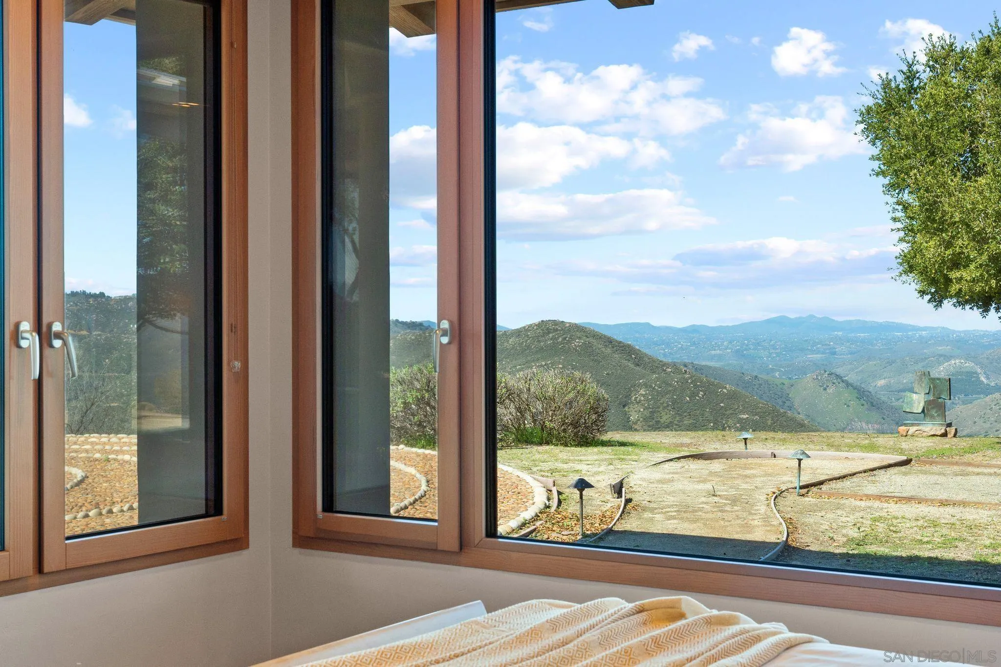 20385 Rancho Villa Road Ramona, CA 92065 - Photo 16 of 25 a view of a balcony with lake view and mountain view
