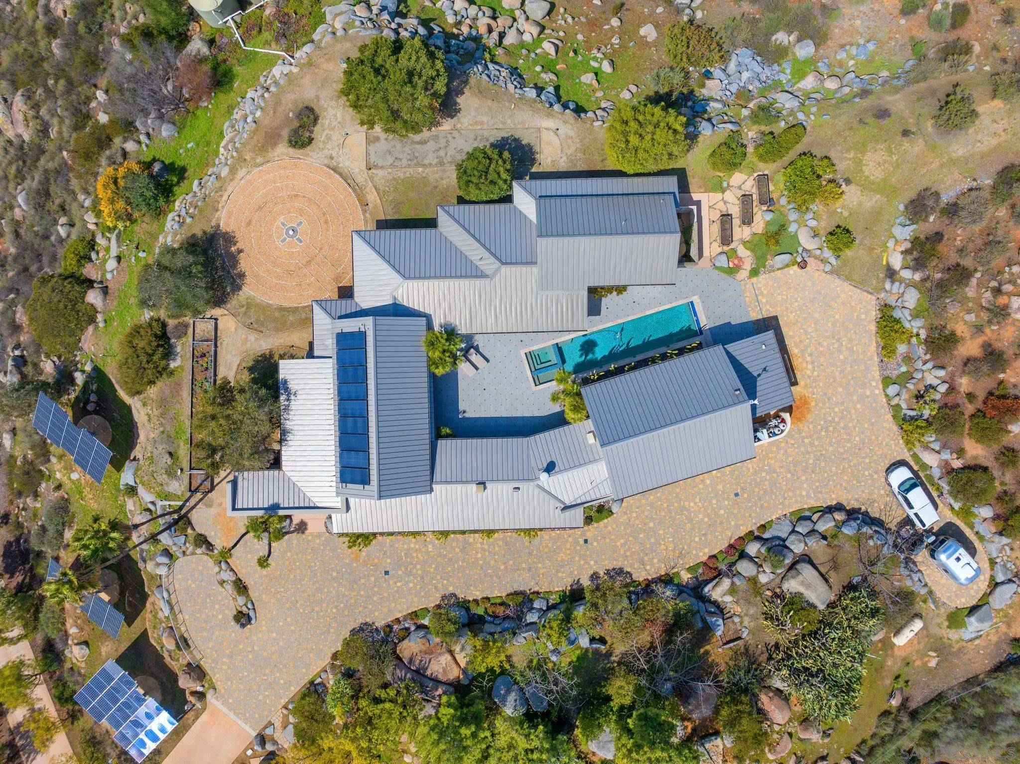 20385 Rancho Villa Road Ramona, CA 92065 - Photo 5 of 25 an aerial view of a house