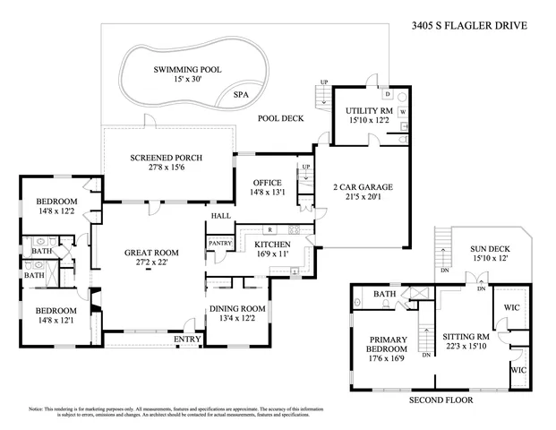 $6,500,000 | 3405 South Flagler Drive, West Palm Beach, FL 33405