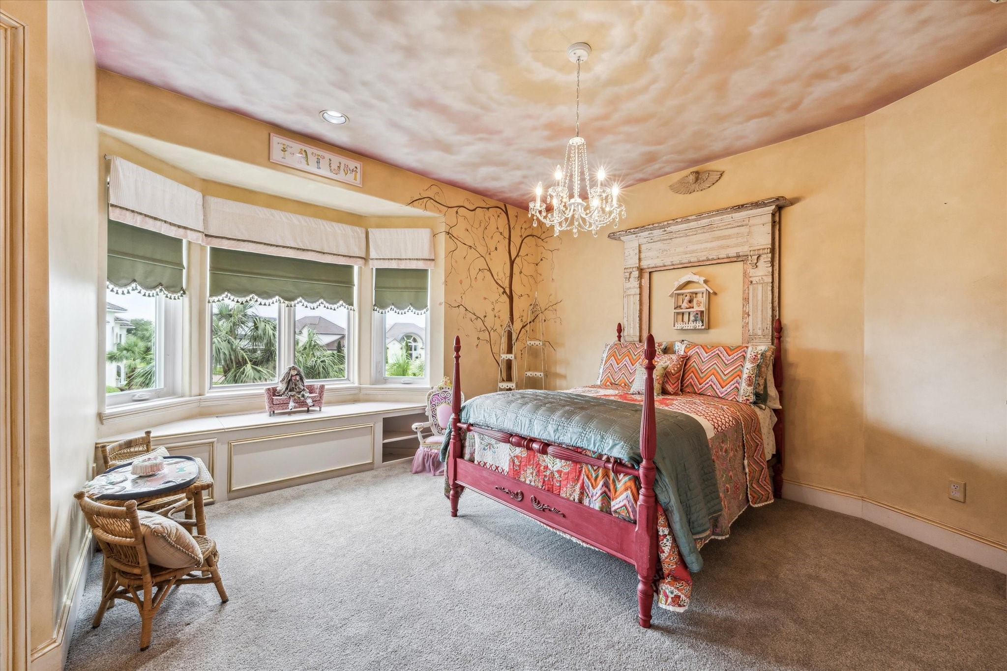 1818 Ray Shell Court Seabrook, TX 77586 - Photo 30 of 50 a bed room with a bed and a chair
