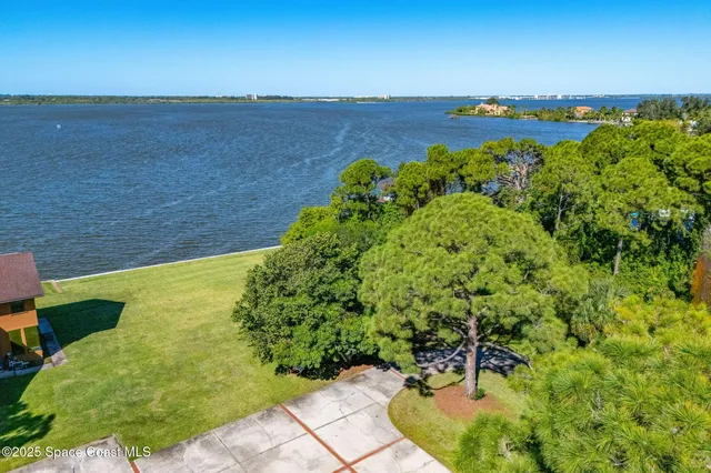 a view of city and ocean