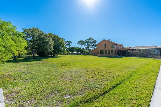 a view of a green field
