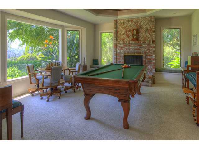 17505 Corte Lomas Verdes Poway, CA 92064 - Photo 12 of 25 Formal Living Room being used for the pool table!