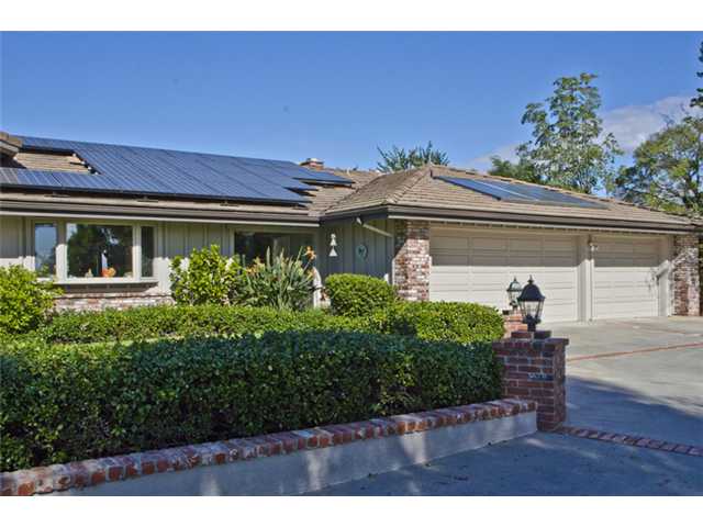 17505 Corte Lomas Verdes Poway, CA 92064 - Photo 25 of 25 Newer 36 panel solar system (with room for more panels) keeps the electrity bill at around $700/annually. The solar water heater keep the gas bill lower at around $450/annually. Low maintenance yard with bi-weekly gardener.3 car garage