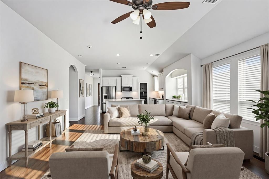 303 Pineview Lane Ponder, TX 76259 - Photo 2 of 19 a living room with furniture and a large window