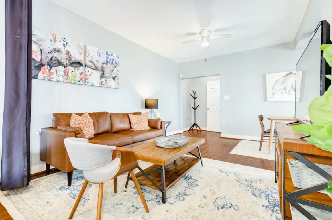 2402 Hazard Street Houston, TX 77019 - Photo 37 of 41 a living room with furniture and wooden floor