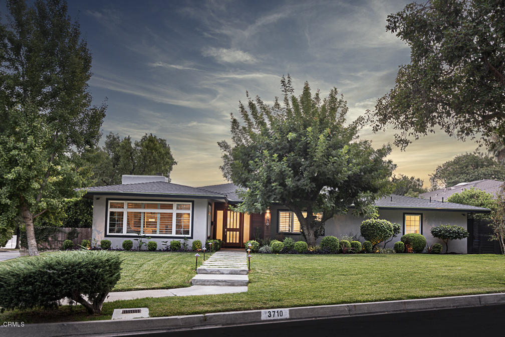 3710 Hampton Road Pasadena, CA 91107 - Photo 40 of 42 a front view of a house with a yard