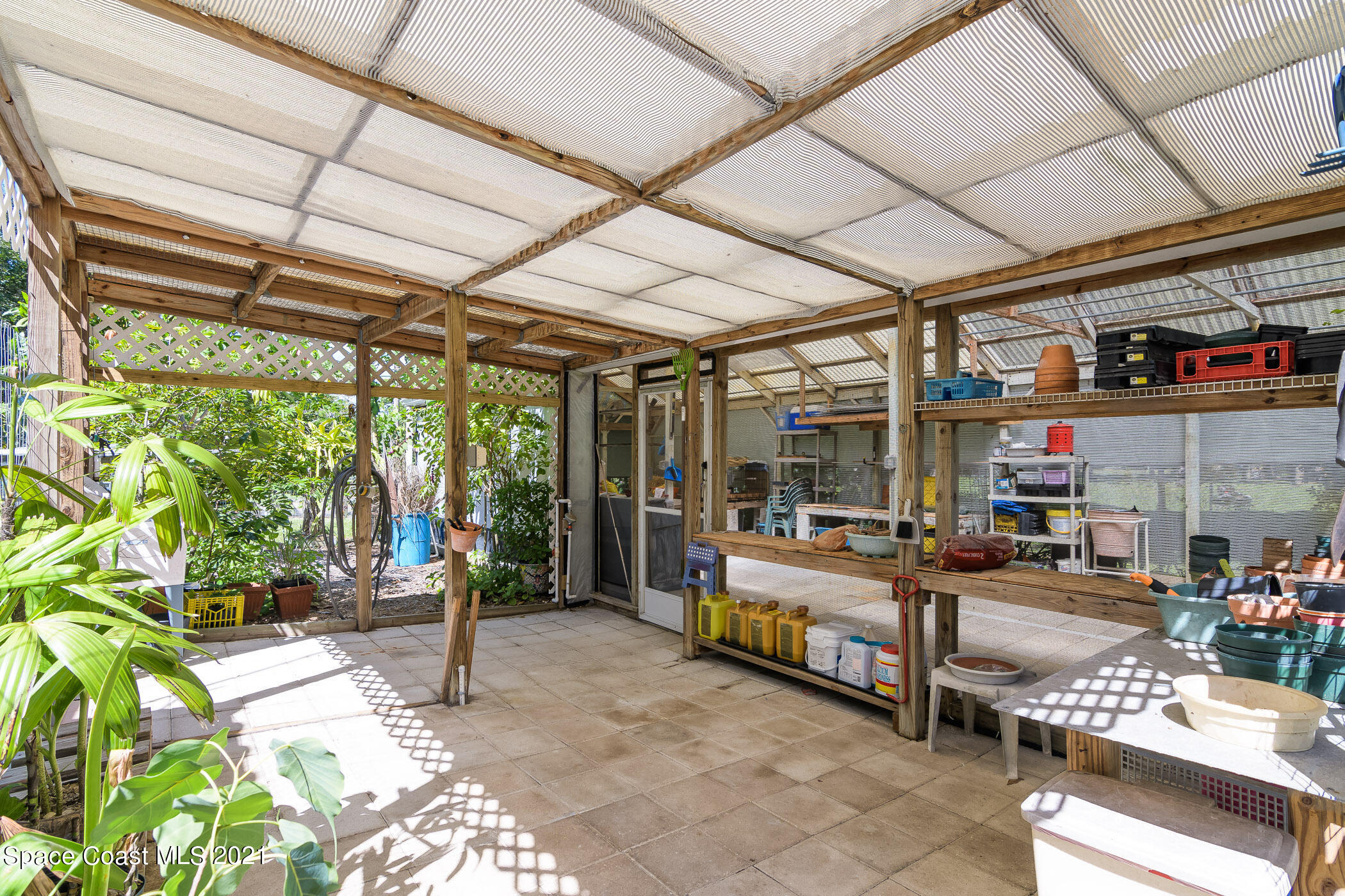 2360 Turtle Mound Road Melbourne, FL 32934 - Photo 40 of 62 Greenhouse/Workshop