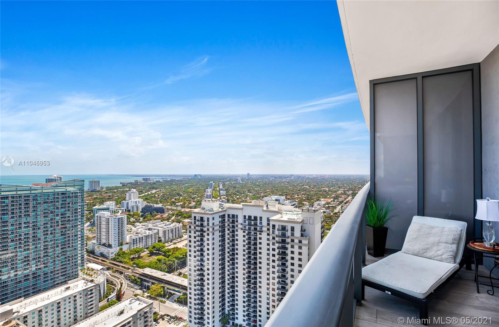 45 Southwest 9th Street, Unit 4204 Miami, FL 33130 - Photo 22 of 66 a view of roof with city view