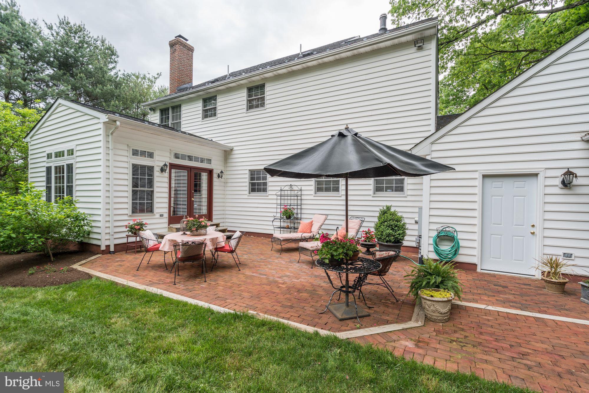 5400 Griffith Road Laytonsville, MD 20882 - Photo 46 of 77 Backyard with brick patio