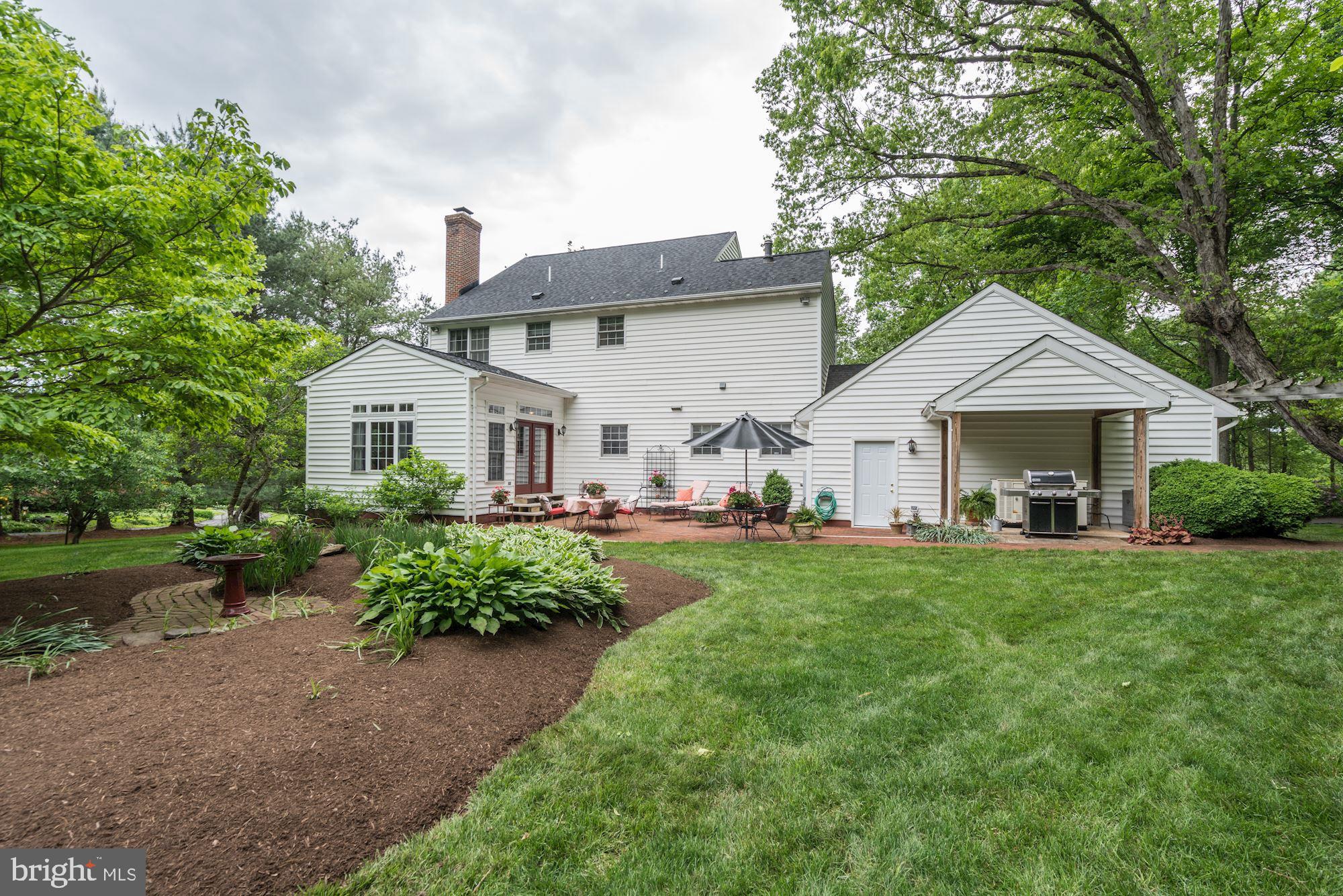 5400 Griffith Road Laytonsville, MD 20882 - Photo 52 of 77 Backyard with brick patio