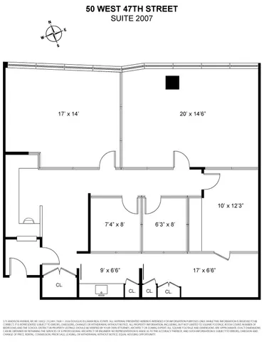 $4,375,000 | 50 West 47th Street, Unit 2007 | Midtown Central