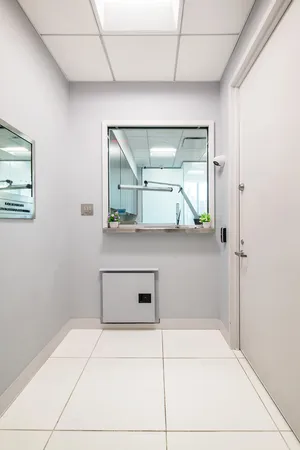 a view of front door and hallway