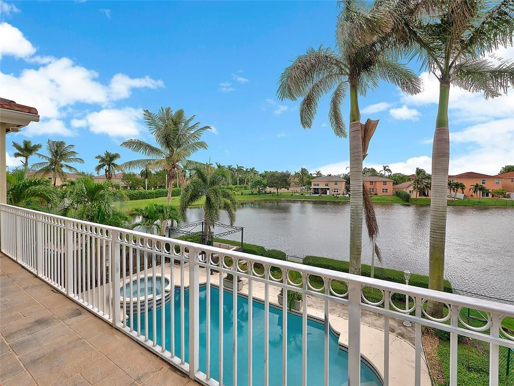 12980 Southwest 52nd Street Miramar, FL 33027 - Photo 17 of 17 a view of lake from a balcony