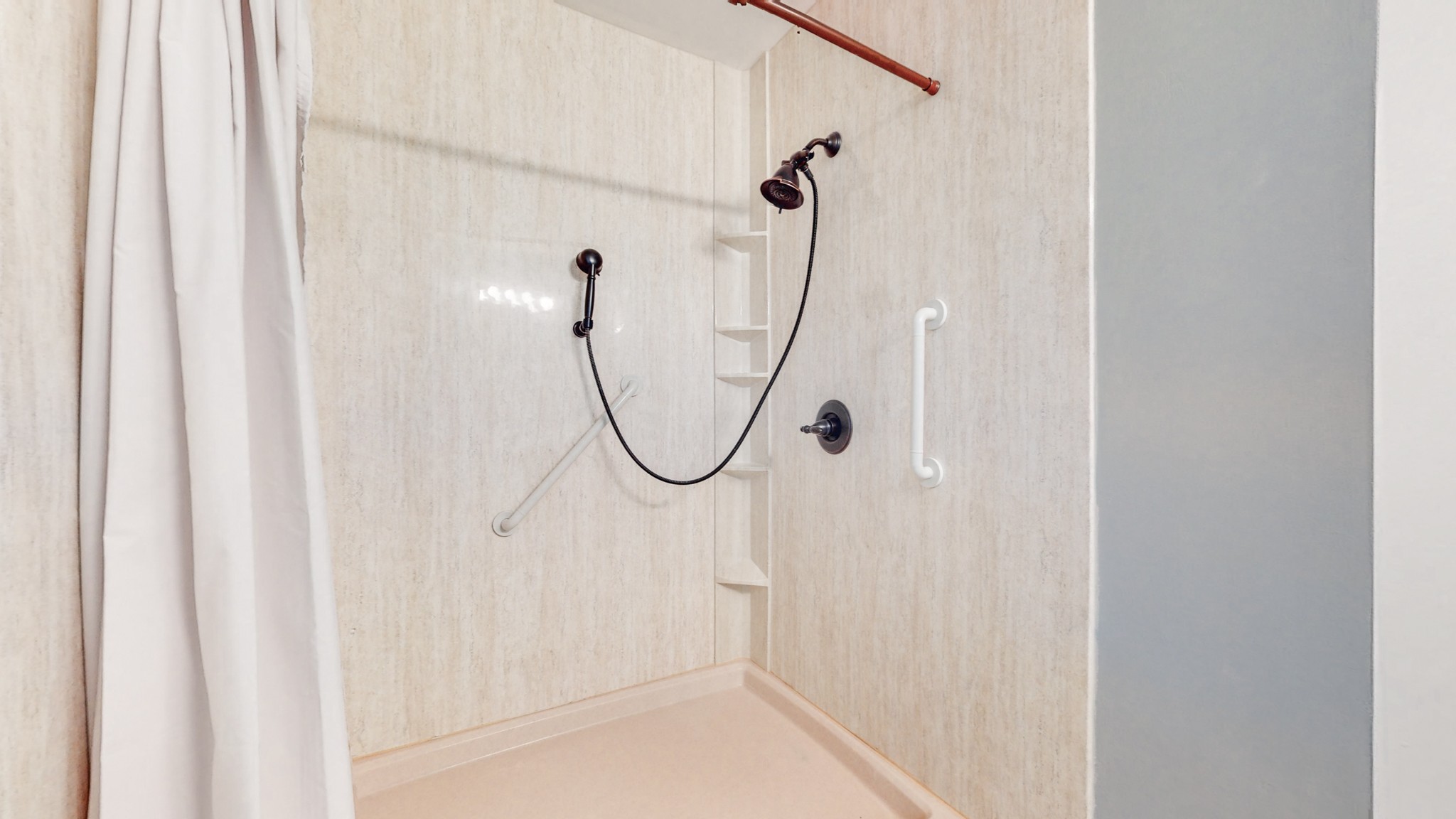 5510 Vanderbilt Road Old Hickory, TN 37138 - Photo 34 of 38 a bathroom with a glass shower door