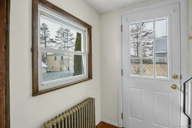 a view of a front door