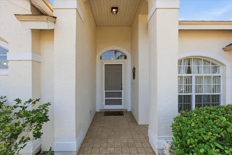 a house with trees in front of it