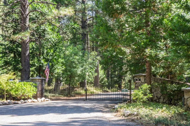 a view of park along trees
