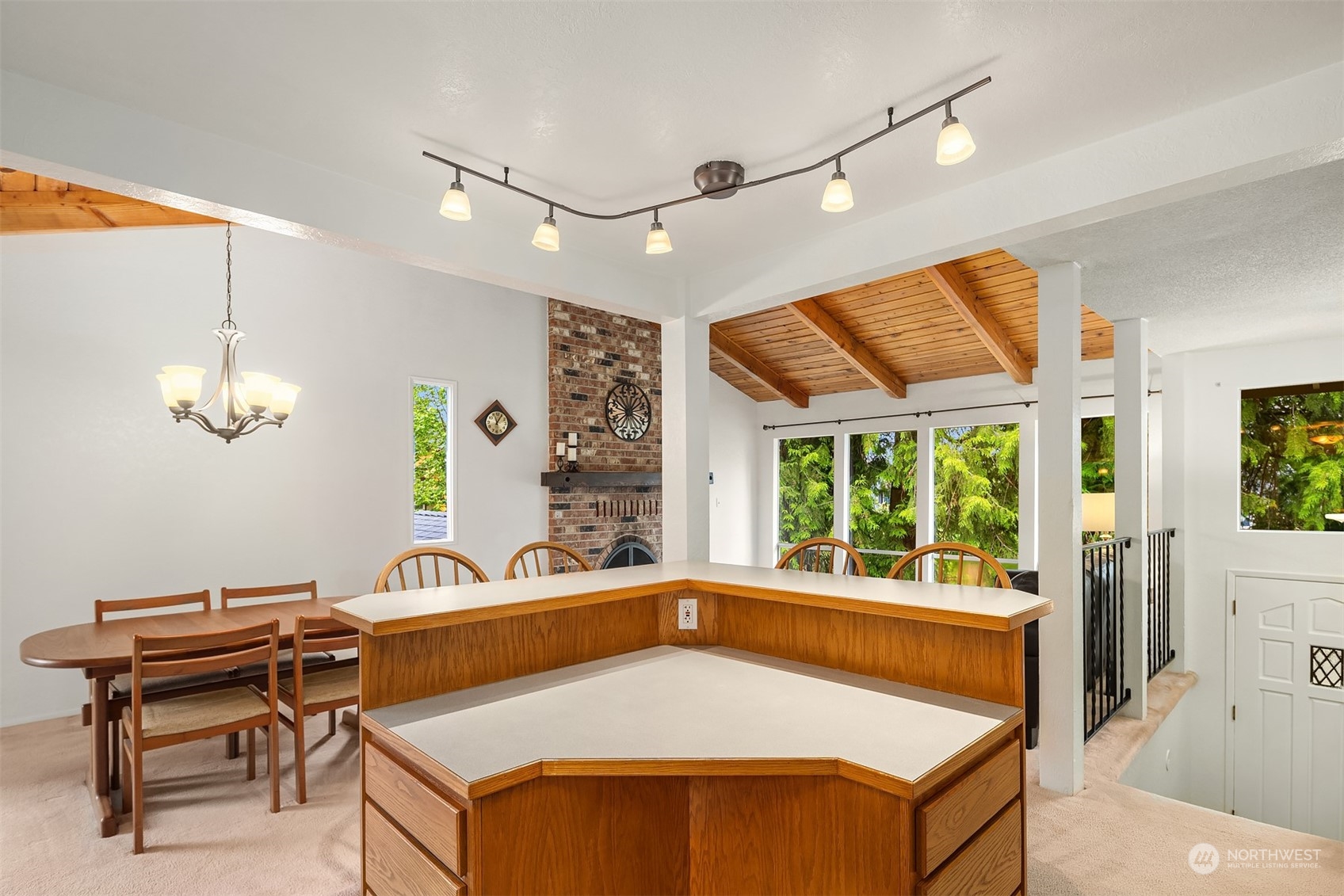 16604 3rd Avenue Southeast Bothell, WA 98012 - Photo 16 of 40 a view of a dining room with furniture window and outside view