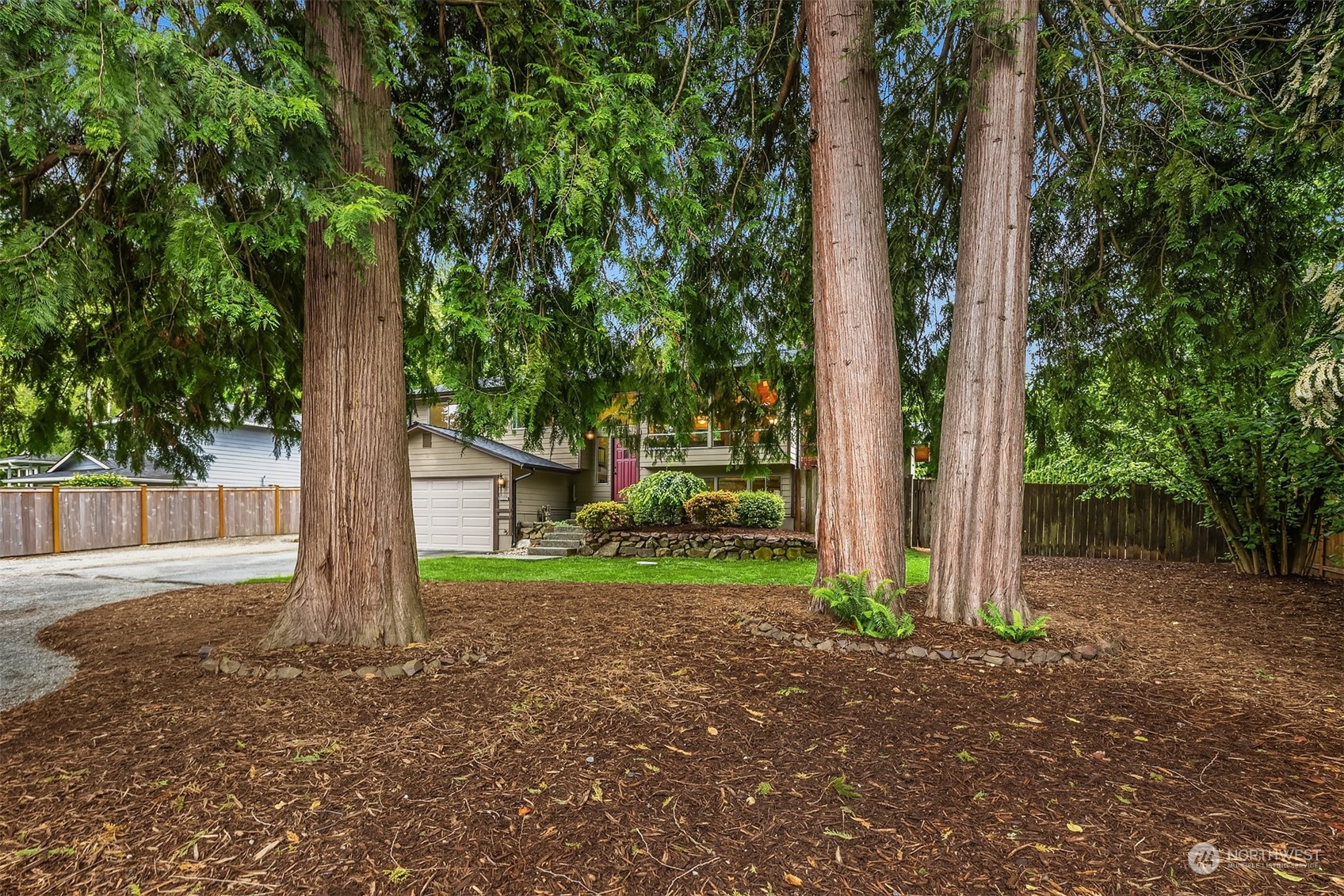 16604 3rd Avenue Southeast Bothell, WA 98012 - Photo 5 of 40 a view of backyard of house with trees