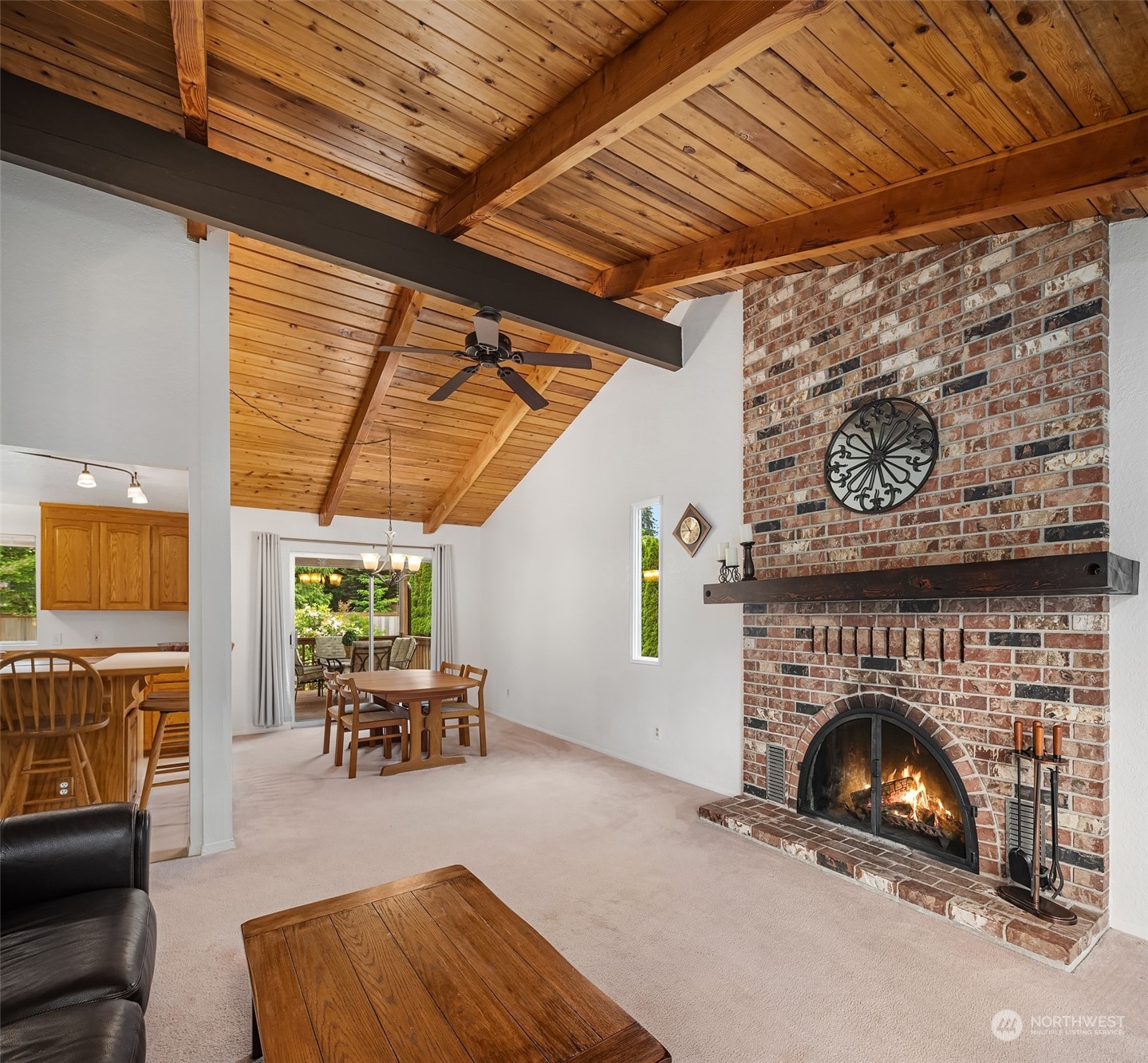 16604 3rd Avenue Southeast Bothell, WA 98012 - Photo 10 of 40 a living room with furniture and a fireplace