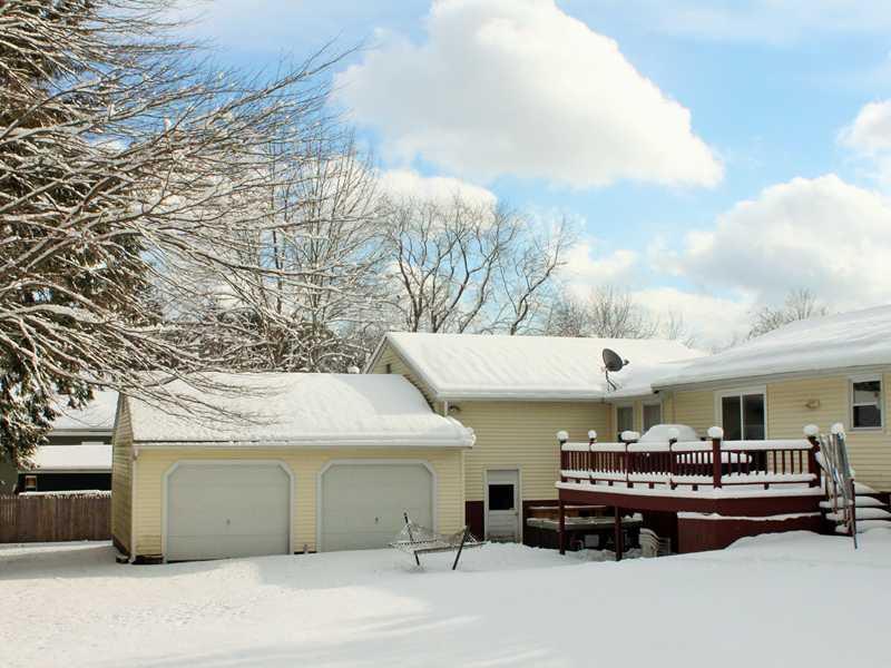 3 Allenson Street Springvale, ME 04083 - Photo 21 of 24 Exterior Back. Additional Two Car Garage