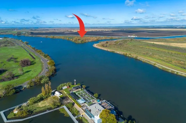 a lake with a mountain view