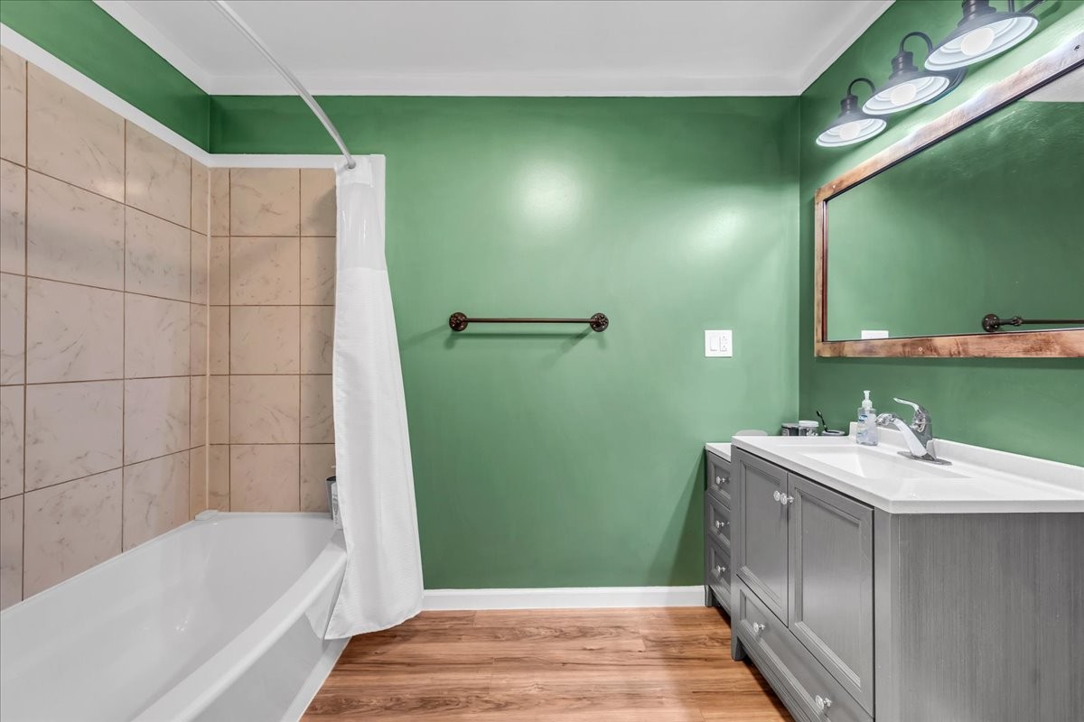 802 Meyers Road Altamont, TN 37301 - Photo 25 of 30 a bathroom with a sink and a mirror