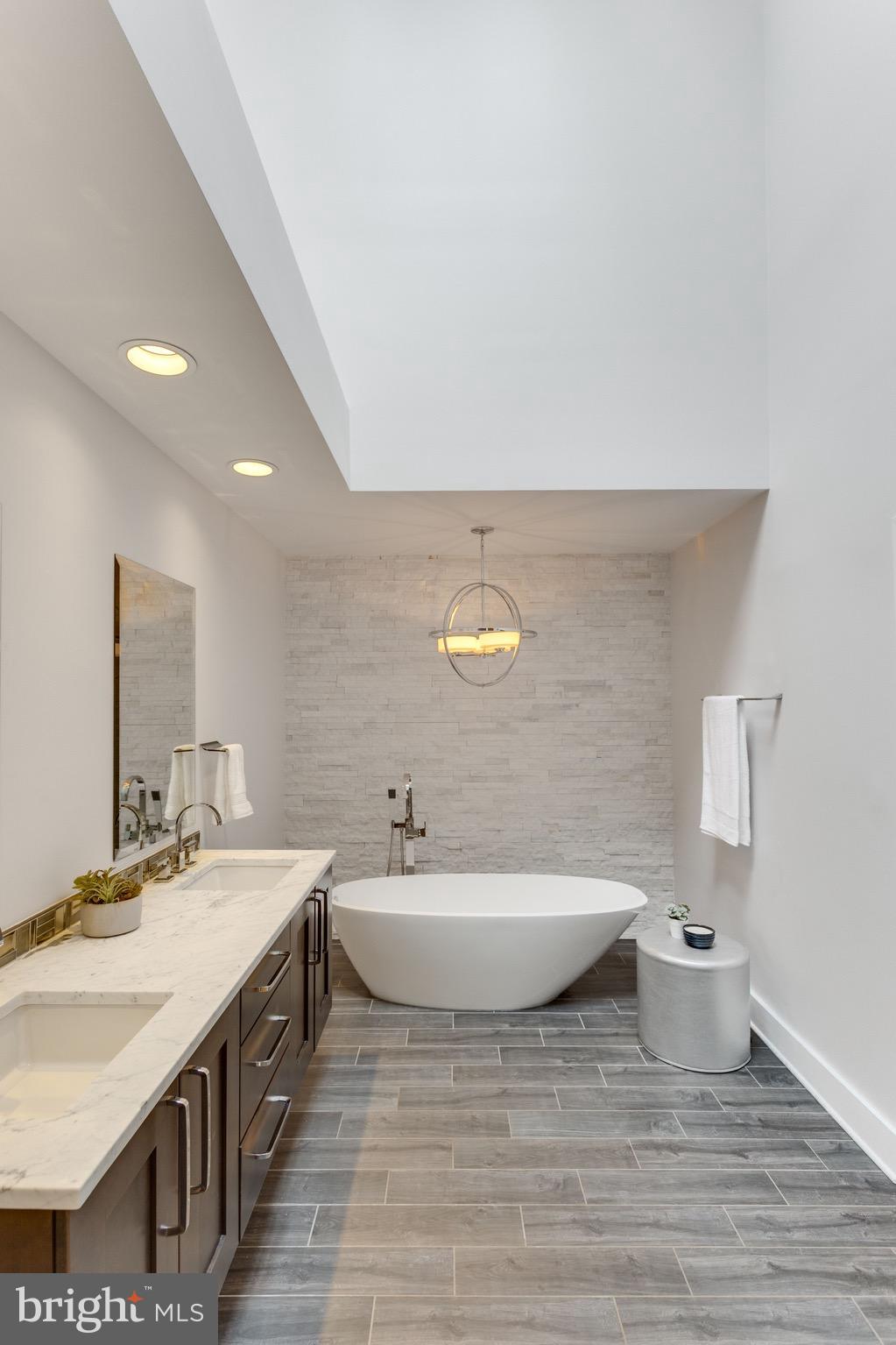 2046 Beacon Place Reston, VA 20191 - Photo 16 of 30 Spa Like Master Bathroom with Heated Floors