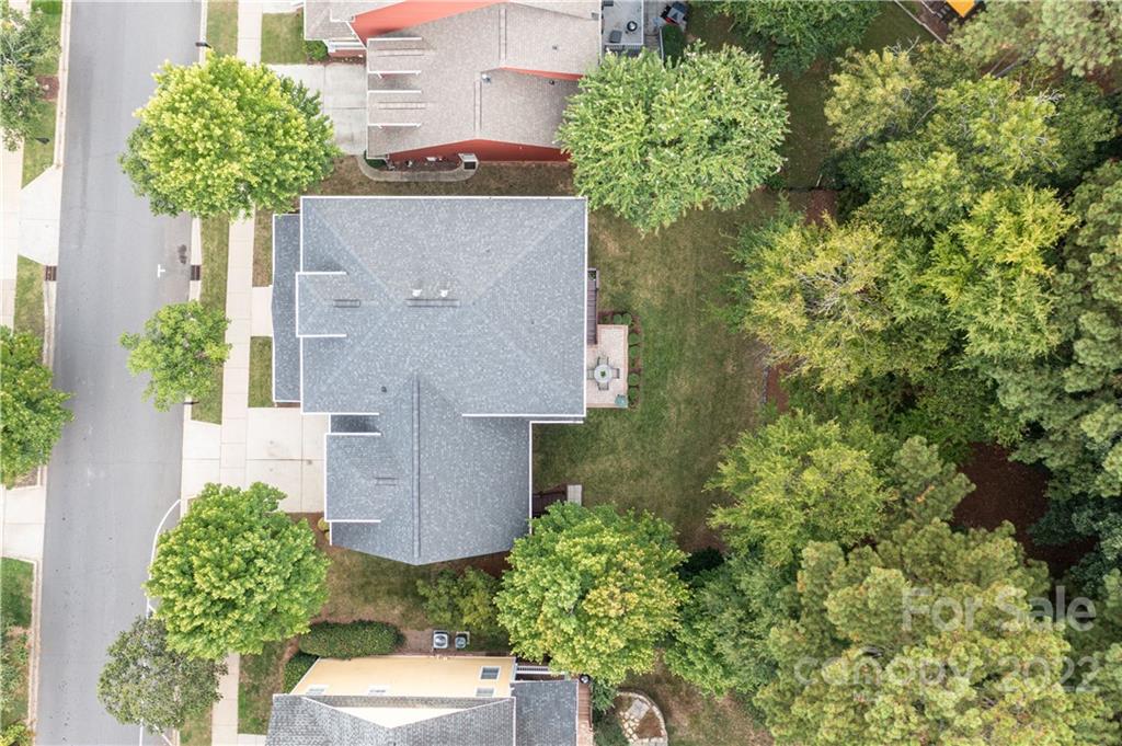 110 Mills Lane Fort Mill, SC 29708 - Photo 28 of 37 an aerial view of a house with yard and trees
