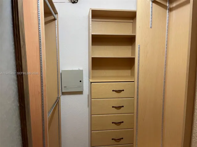 a view of walk in closet