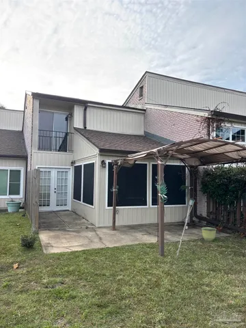 a view of a lake with a big yard