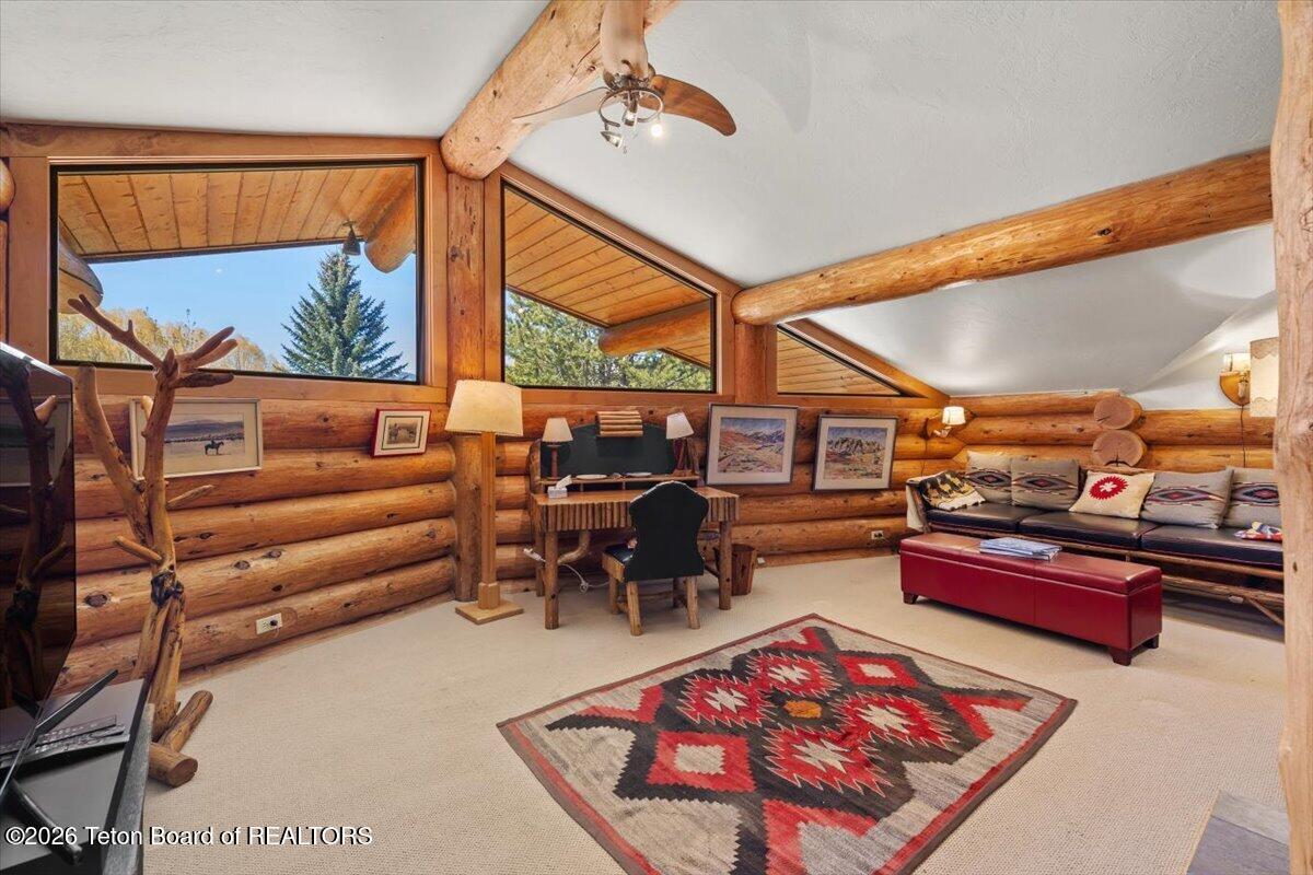 2450 North Fish Creek Road Wilson, WY 83014 - Photo 25 of 40 Loft Media Room