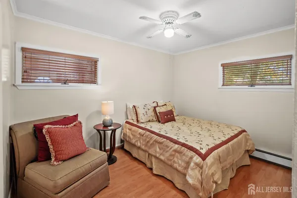 a bed room with a bed and a couch