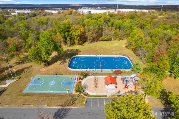 a view of outdoor space and swimming pool